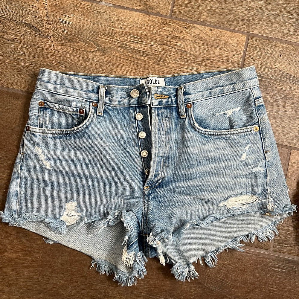 Agolde cut-off shorts